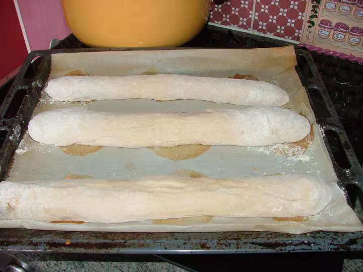 Pain mise en forme baguettes pour 2eme levee