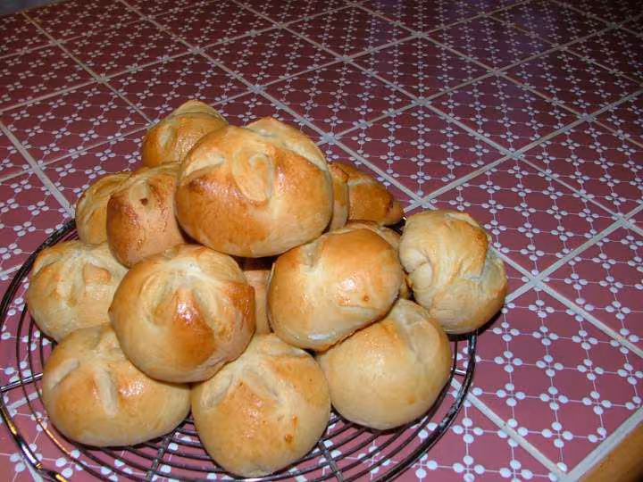 Petits pains au lait ronds de mamanhelene