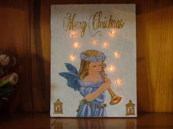 Tableau de noel lumineux