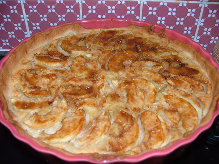 Tarte pommes amandine