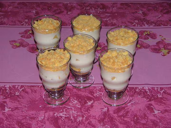 Verrines ananas mascarpone