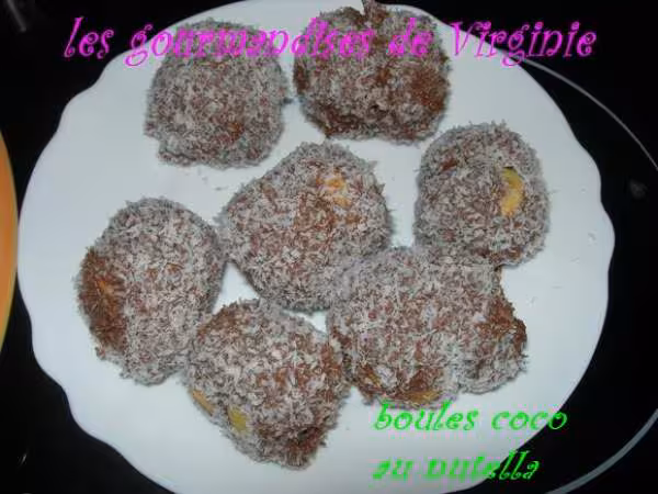 Boules coco version chocolat