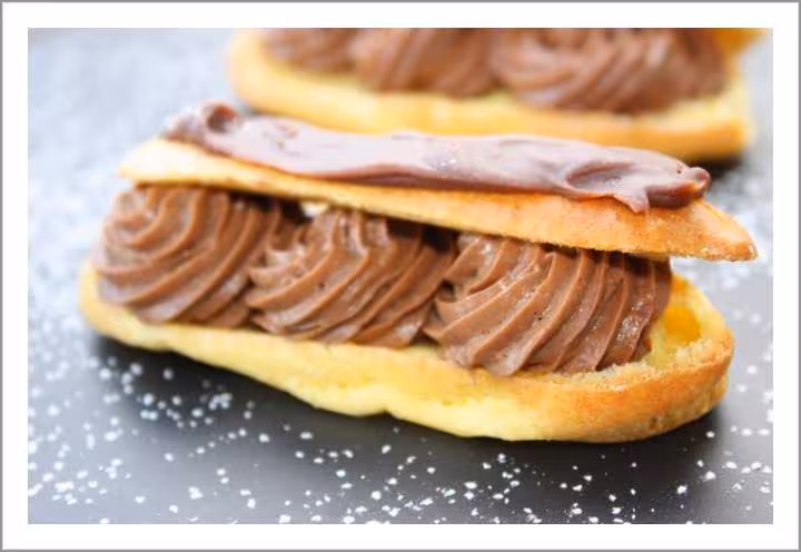 Choux et eclairs creme mousseline