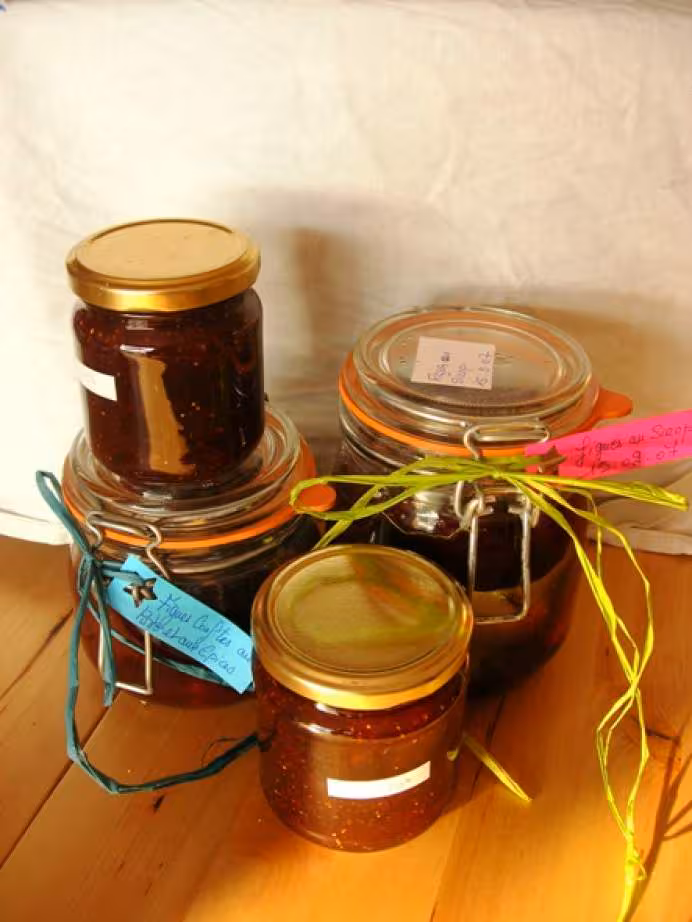Figues confites au porto et aux epices