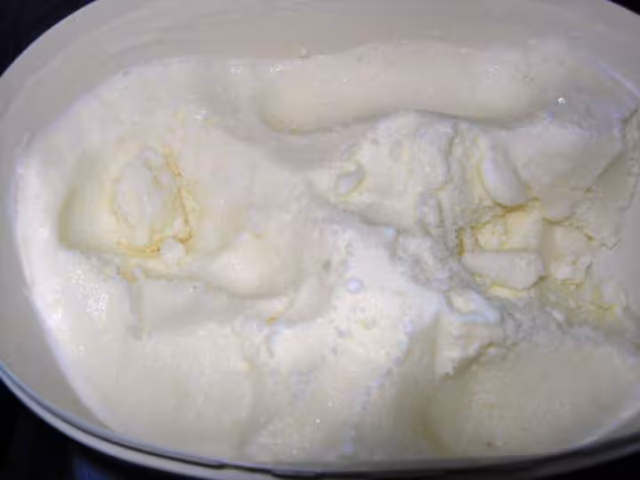 Glace maison au citron