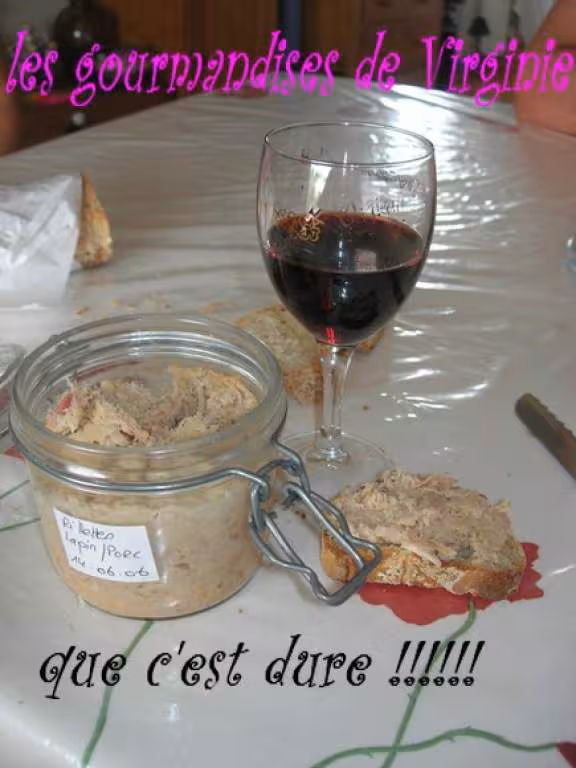 Mes rillettes de lapin