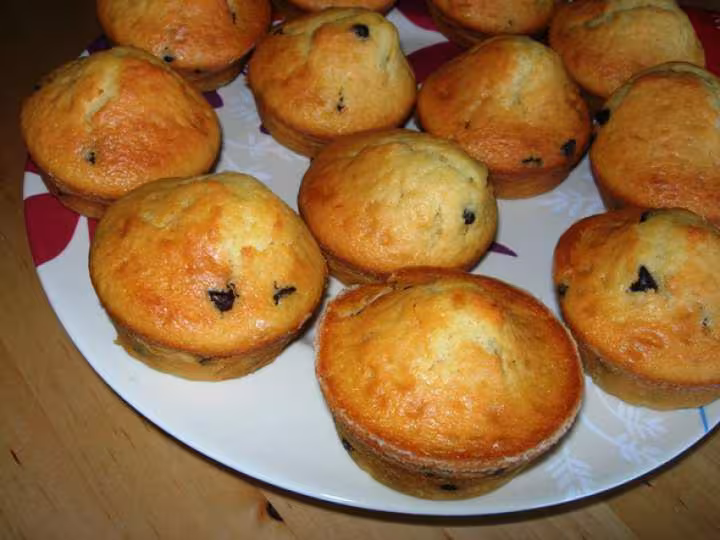 Muffins au yaourt et aux pepites