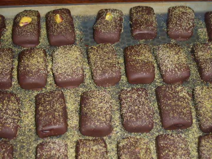 Chocolats pistache
