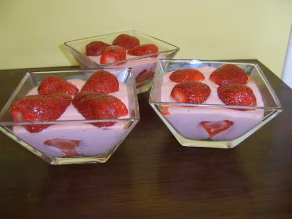 Mousse de fraises