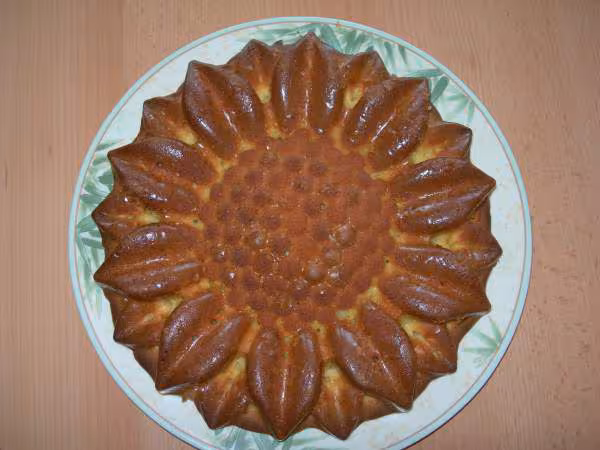 Gateau en forme de fleur