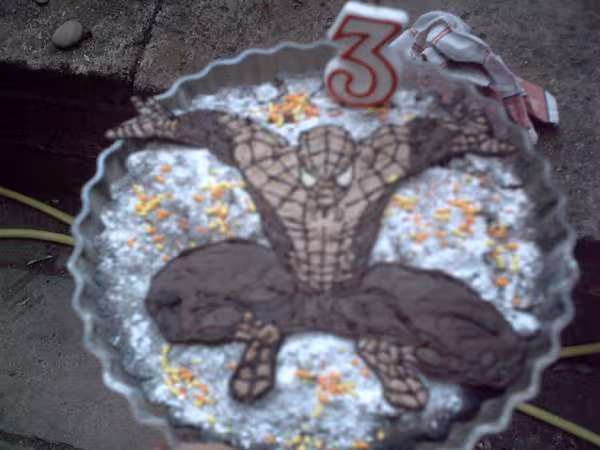 Gateau spiderman