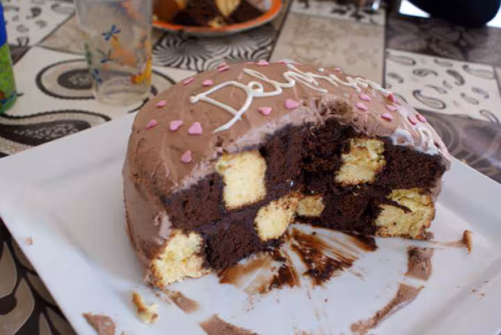 Gateau damier2
