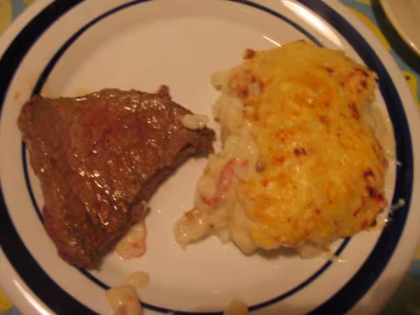 Gratin de chou fleur au bacon 2