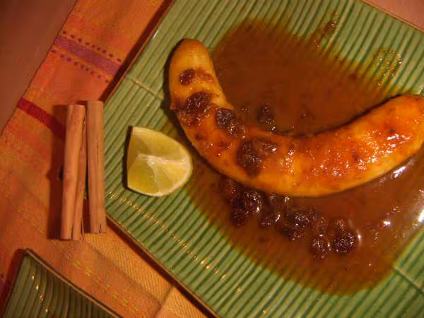Bananes flambees aux epices wwet