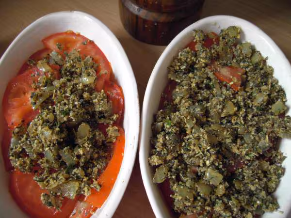 Crumble de tomates wwet