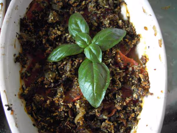 Crumble de tomates wwet