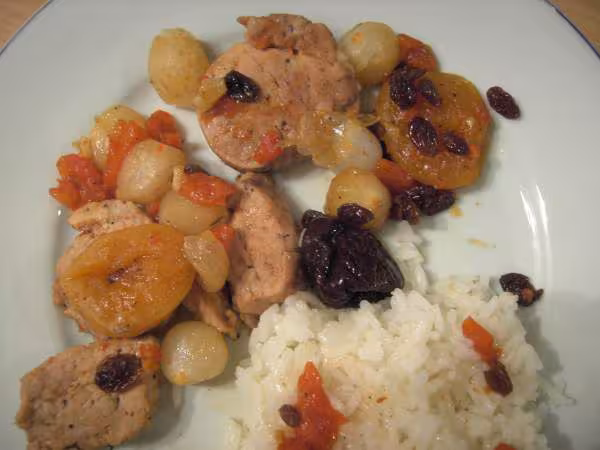 Filet mignon de porc aux fruits secs wwet