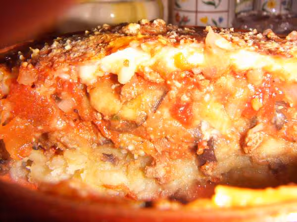 Moussaka allegee de bardoche interieur