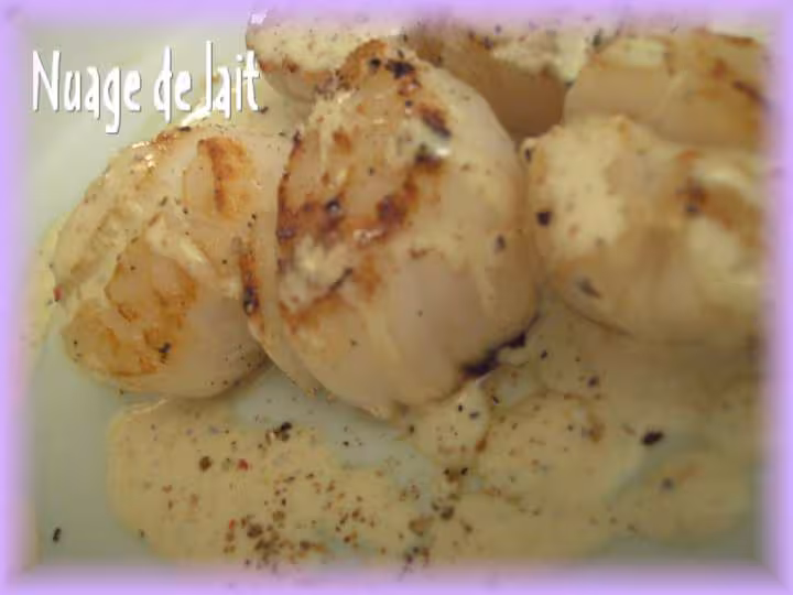 Saint jacques sauce reglisse