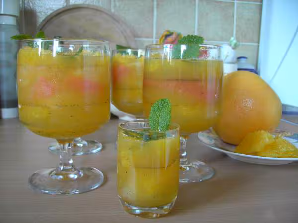 Terrine d agrumes en verrine
