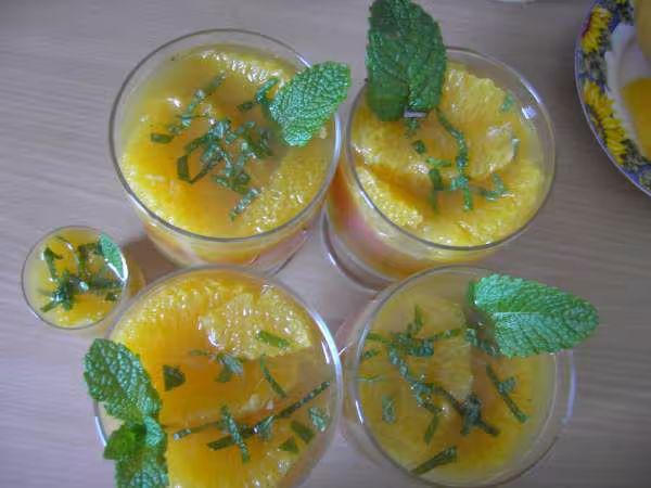 Terrine d agrumes vue de dessus enverrine