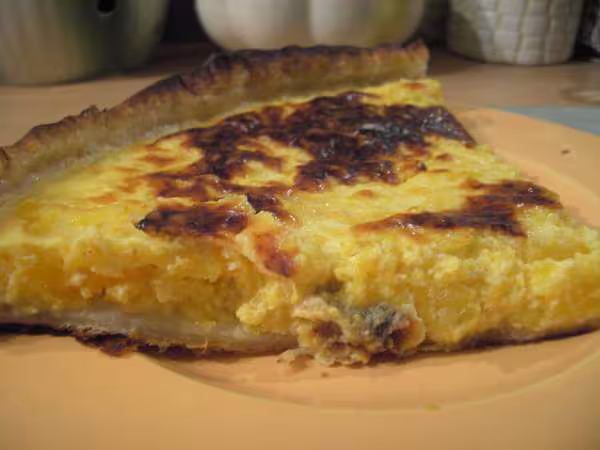 Une part de tarte au potiron