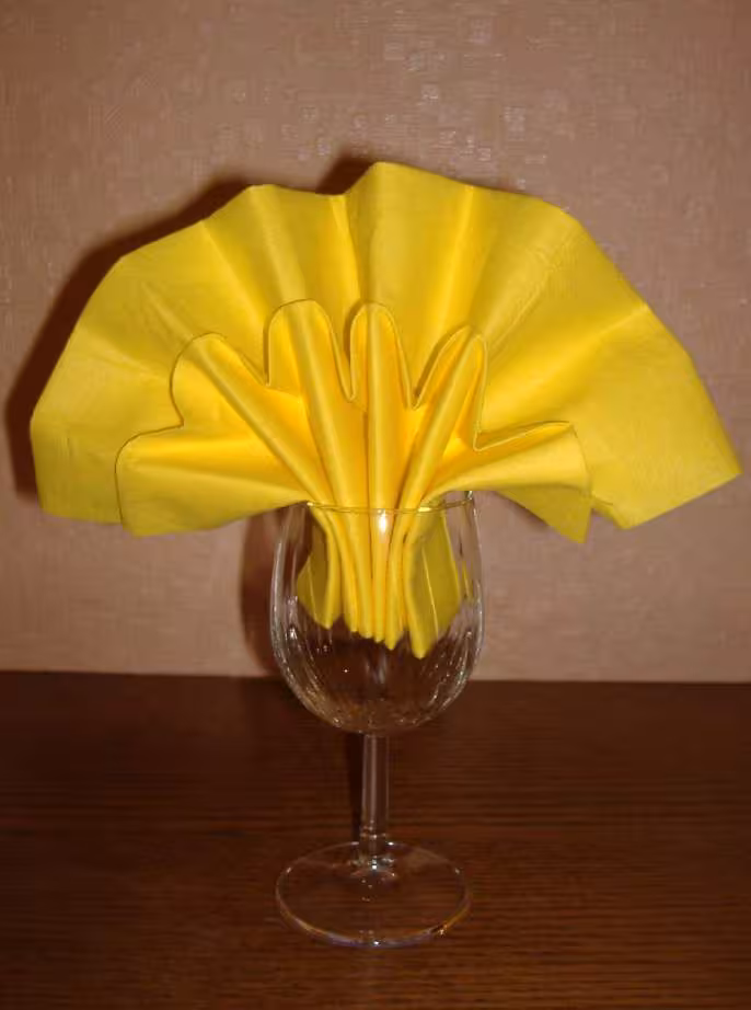 Pliage rosette