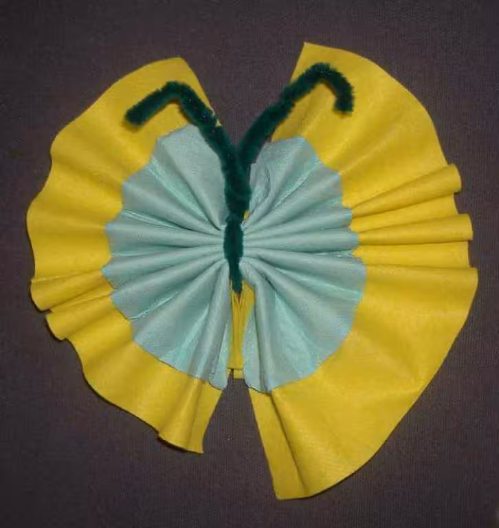 Pliage serviette papillon