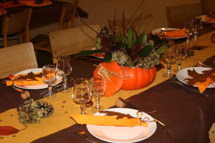Table automne avec citr