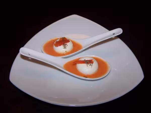 Bavarois de chevre frais