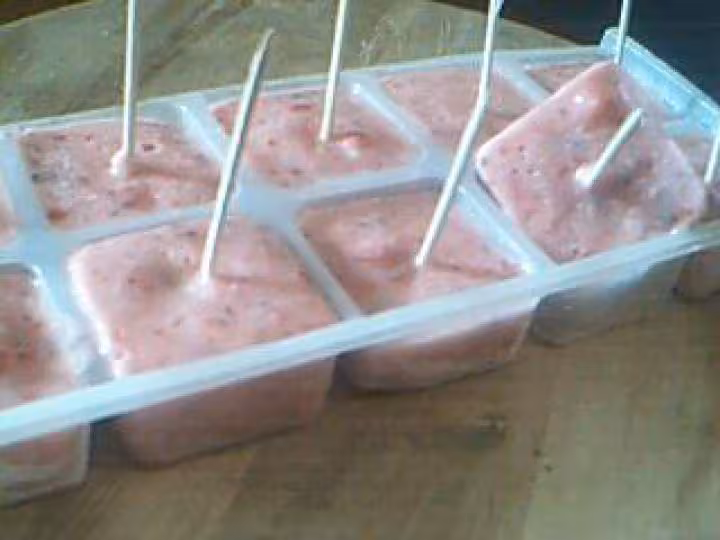 Mini glace a la fraise