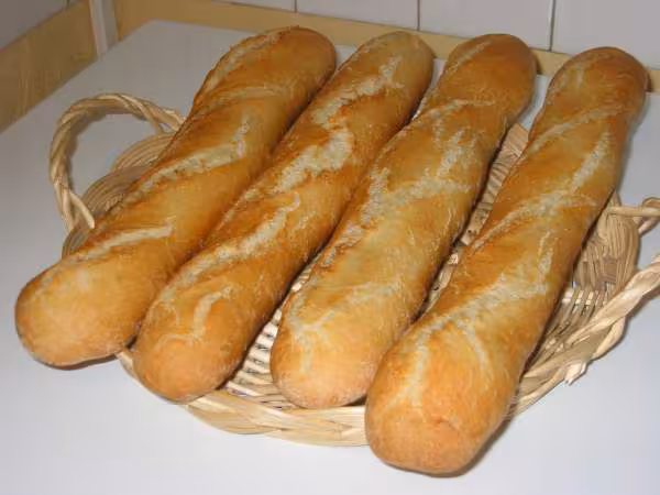 Baguettes sur autolyse