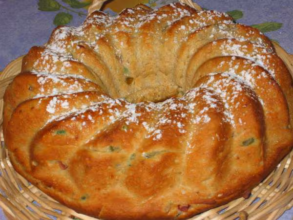 Brioche moelleuse au fruits confits