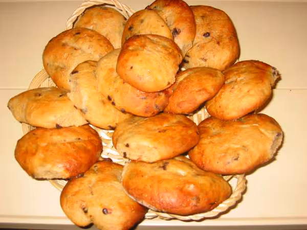 Briochettes viennoises aux pepites de chocolat