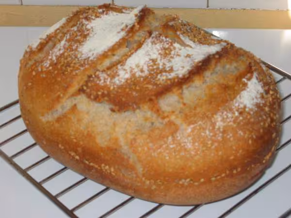 Pain a l epeautre sesame levain liquide cocotte