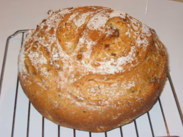 Pain aux noix et levain kayser