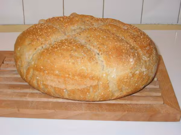 Pain de seigle au levain liquide cocotte