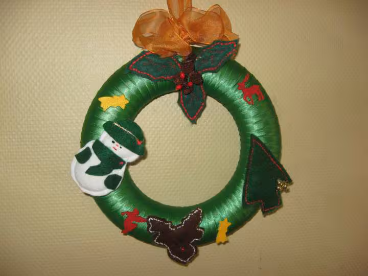 Couronne de noel la 1ere
