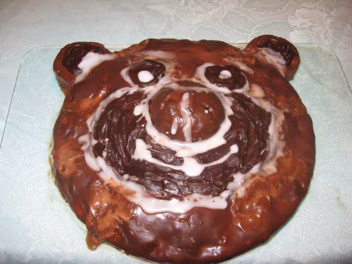Gateau ourson 1er essaie