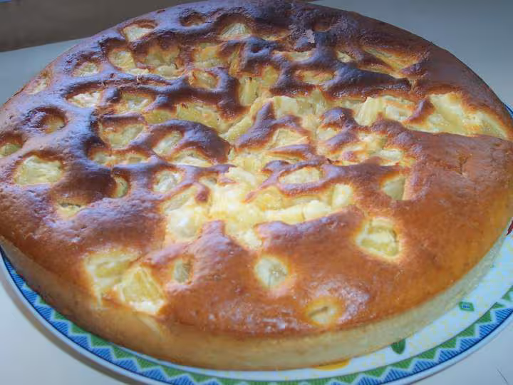 Moelleux ananas vu de pres