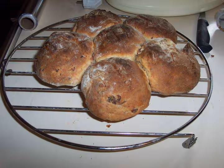 Pain viennois marguerite aux lardon