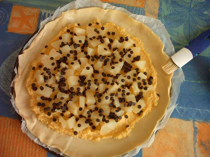 Galette des rois poire chocolat