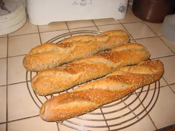 Baguettes au levain fermentescible
