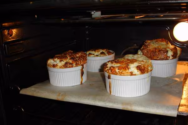 Souffle tomate ciboulette