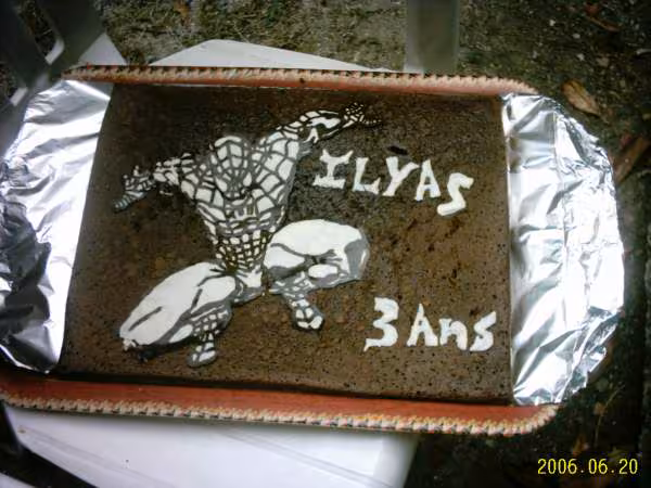 Gateau spiderman