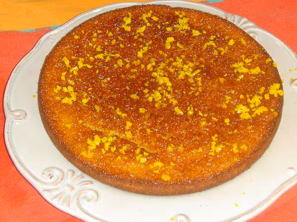 Gateau a l orange de grand mere blanc