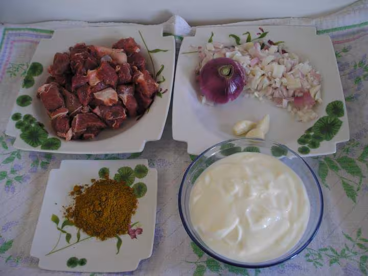 Preparation des ingredients