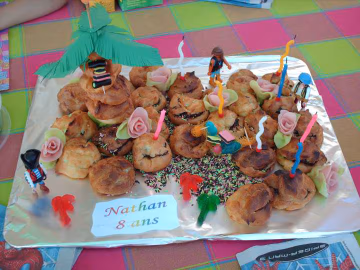 Gateau en forme d ile pour anniversaire