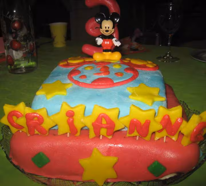 Gateau pate chamalow orianne