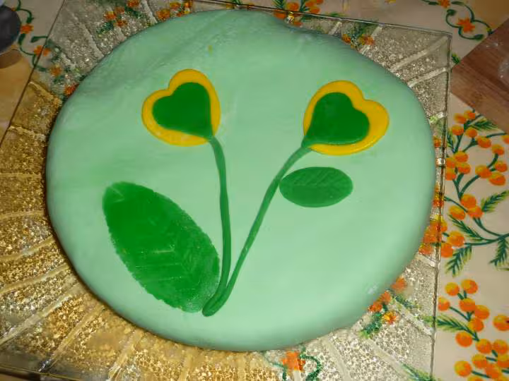 Test 2 gateau pate chamalow